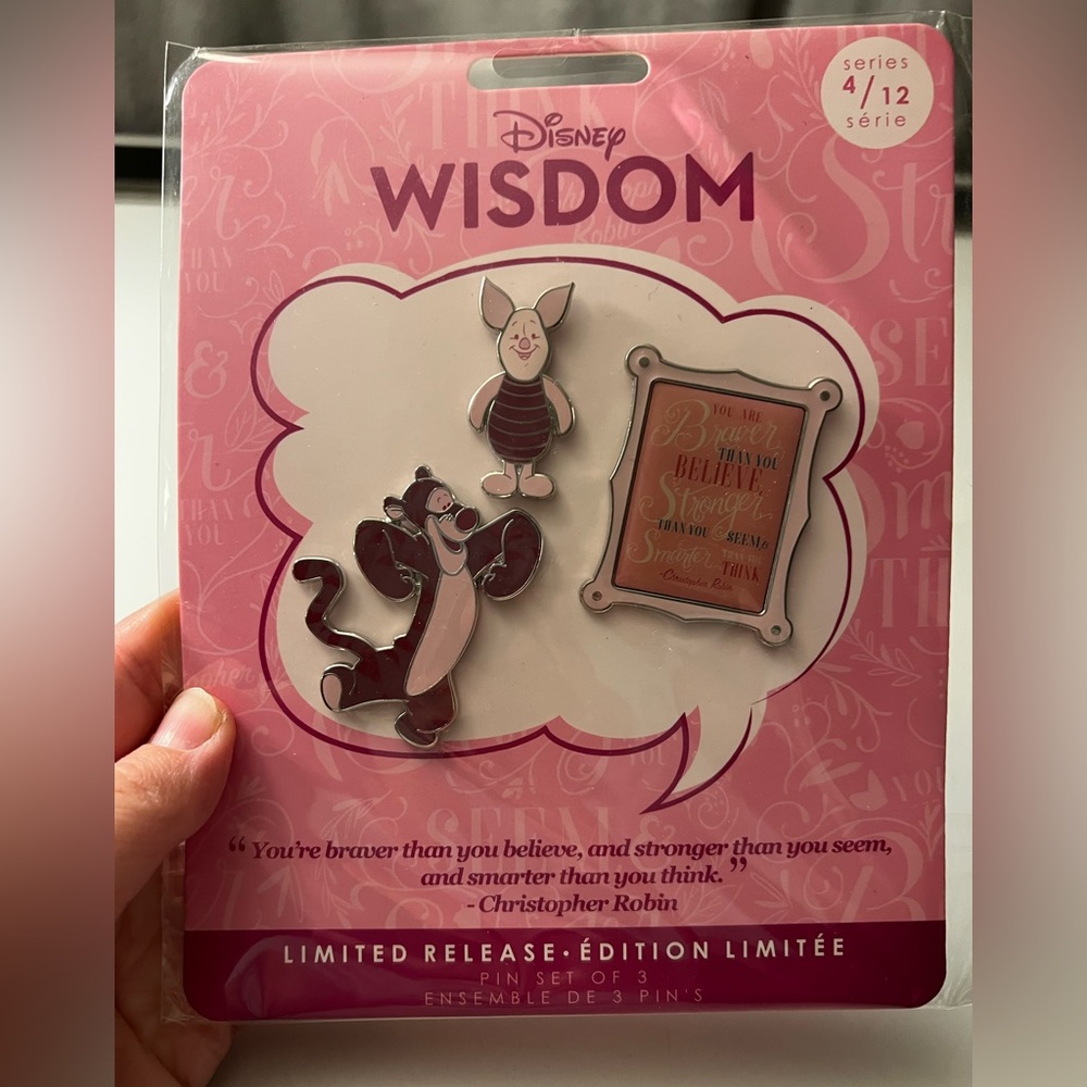Disney Wisdom Piglet and Tigger set number 4/12